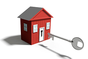 家・建物の玄関の鍵開け